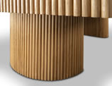 Reeded Pedestal Legs
