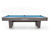 Side view of the Rasson Hero pool table (Sarum Strand Finish)