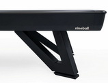 The Rasson Wolf pool table W shape pedestal legs.