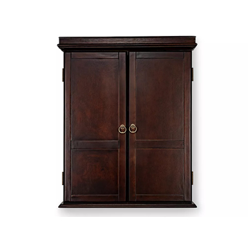 Espresso Dartboard Cabinet