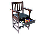 Hamilton Spectator Chair with Open Drawer