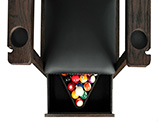 Top View of Kariba Spectator Chair with Open Drawer