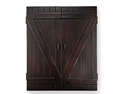 Rustic Chocolate Dartboard Cabinet