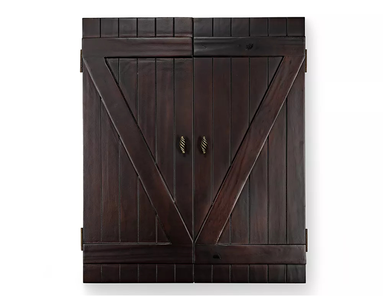 Rustic Chocolate Cabinet