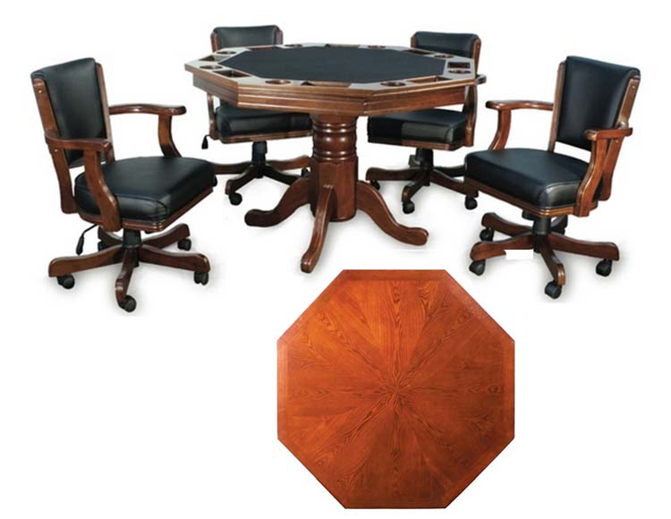 Presidential Poker Table Chair Set