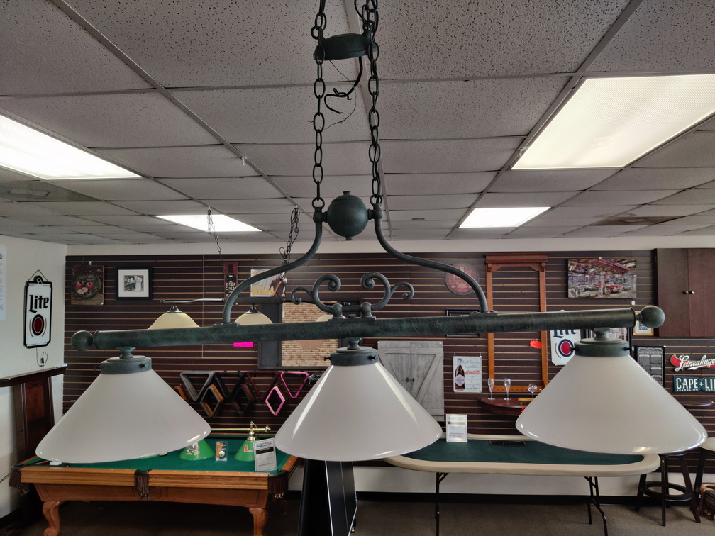 Antique Green Billiard Lighth