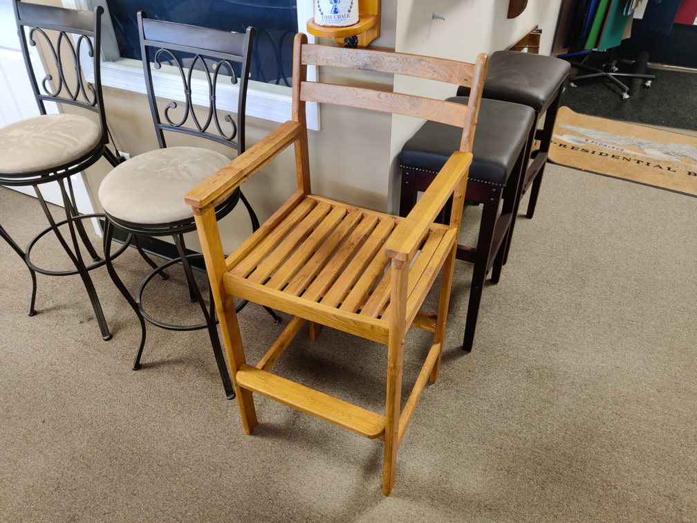 Billiard Spectator Chair with Cup Holder