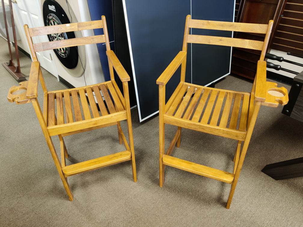 Billiard Spectator Chair with Cup Holder