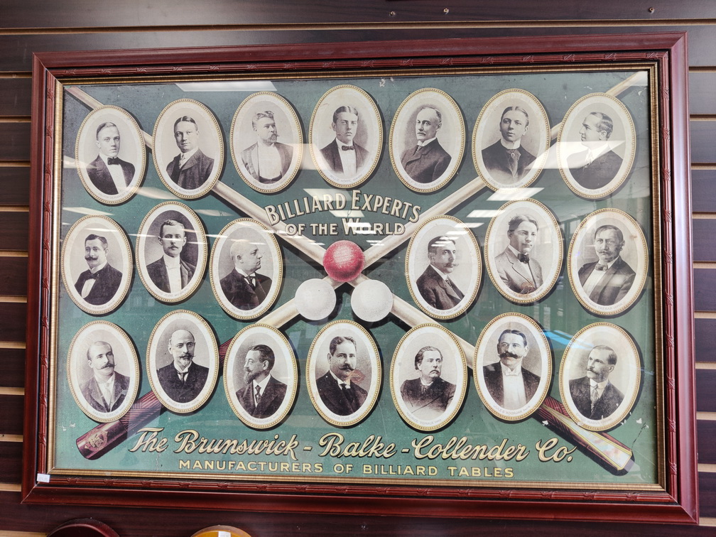 Framed Billiard Experts of the World