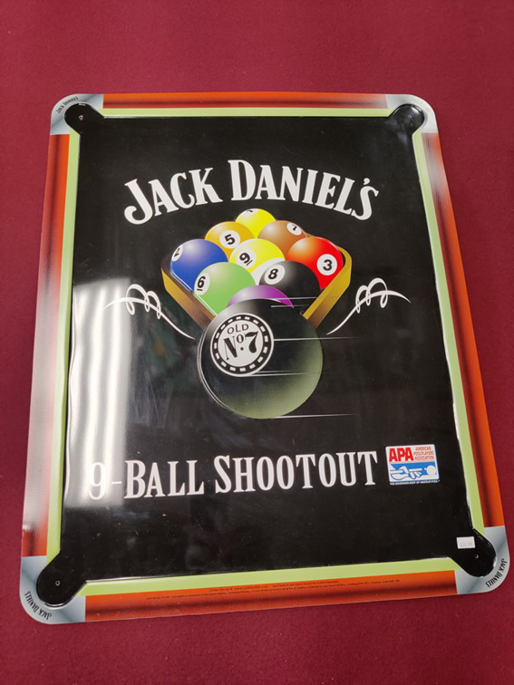 Metal Jack Daniels APA Sign