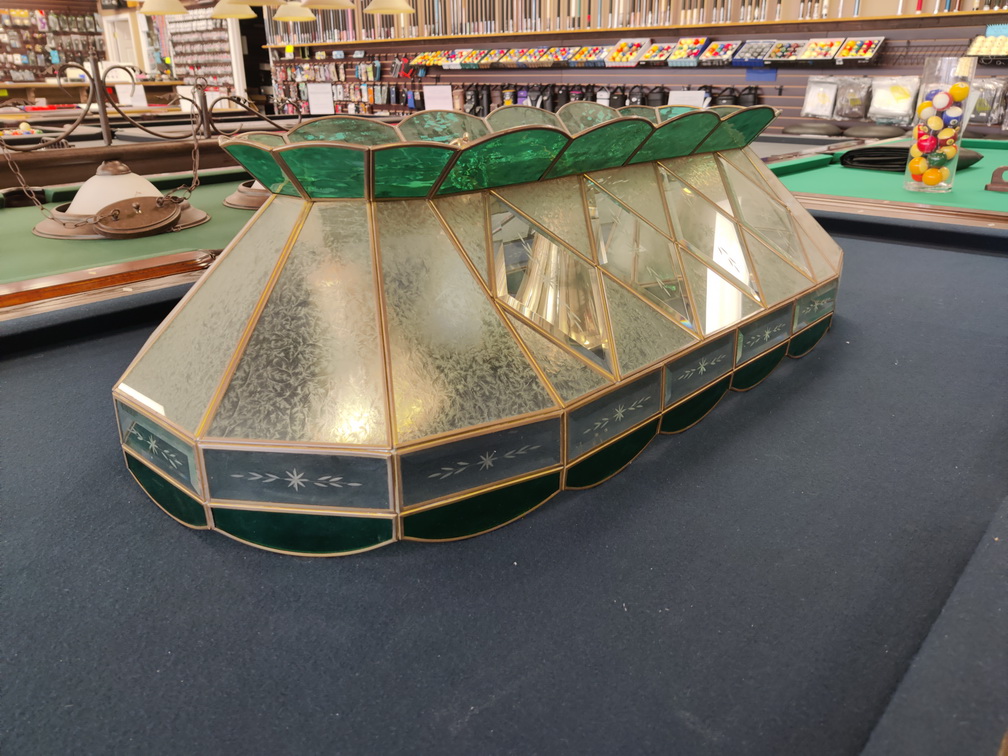 Staind Glass Green Game Room Light