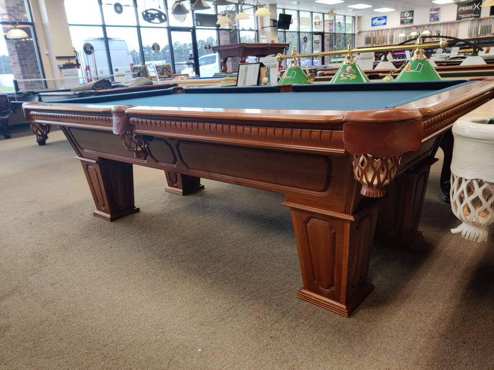 8ft Kasson Honey Finish Billiard Table