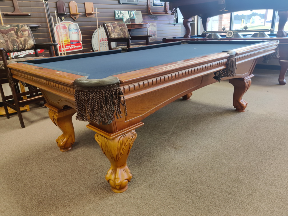 8ft Leisure Bay Dark Oak Finish Pool Table